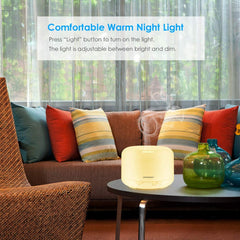 URPOWER diffuser in living room for aromatherapy