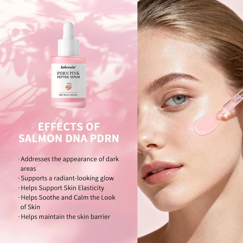 URQT serum applied, glow visible on the skin