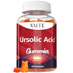 Bottle of Ursolic Acid 300mg vegan gummies