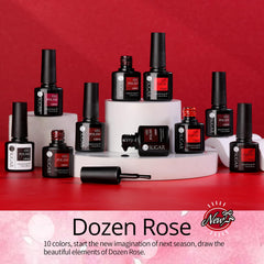 UR SUGAR bloody red bottle offers intense color for statement nails.