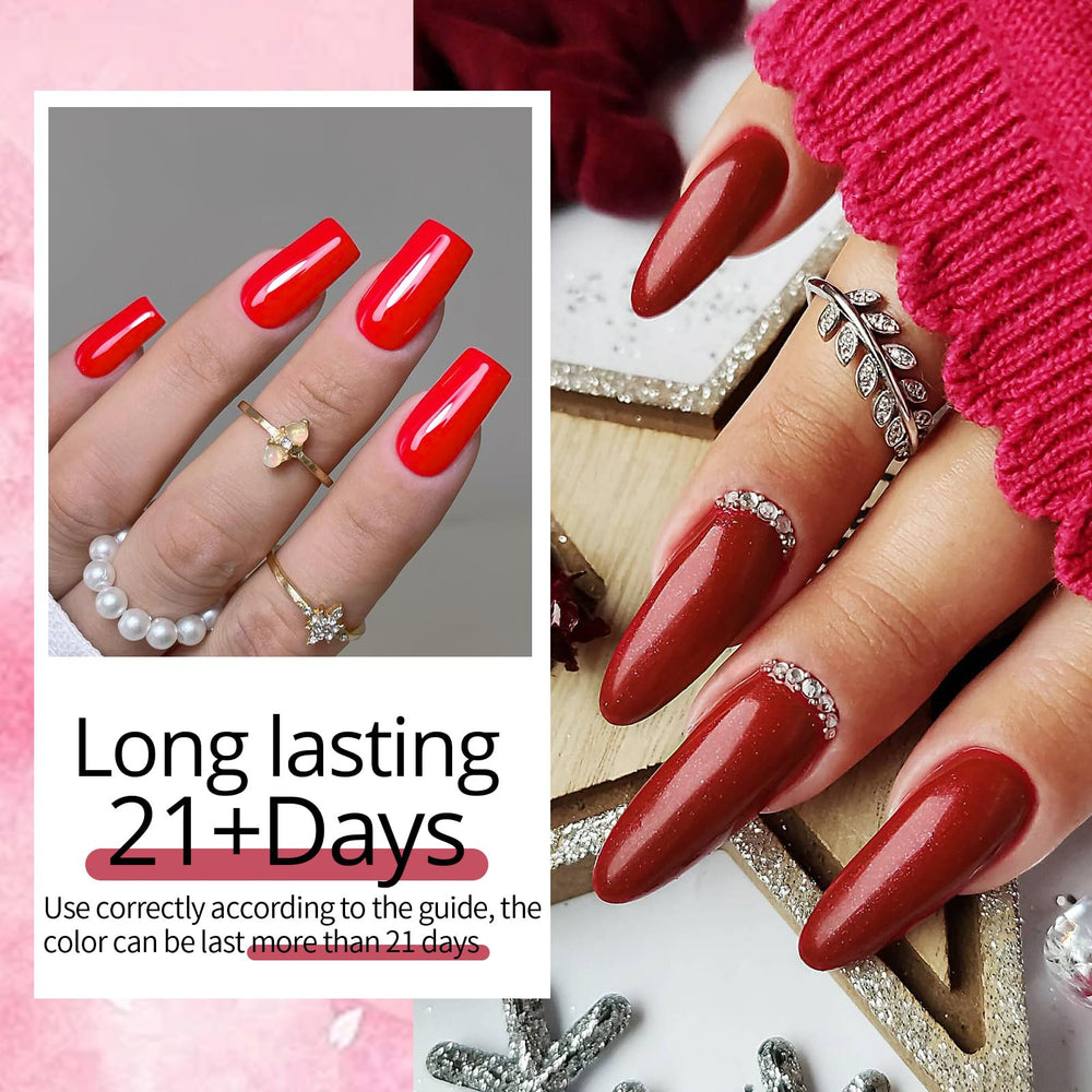 UR SUGAR dark red bottle showcases bold, sophisticated manicure options.