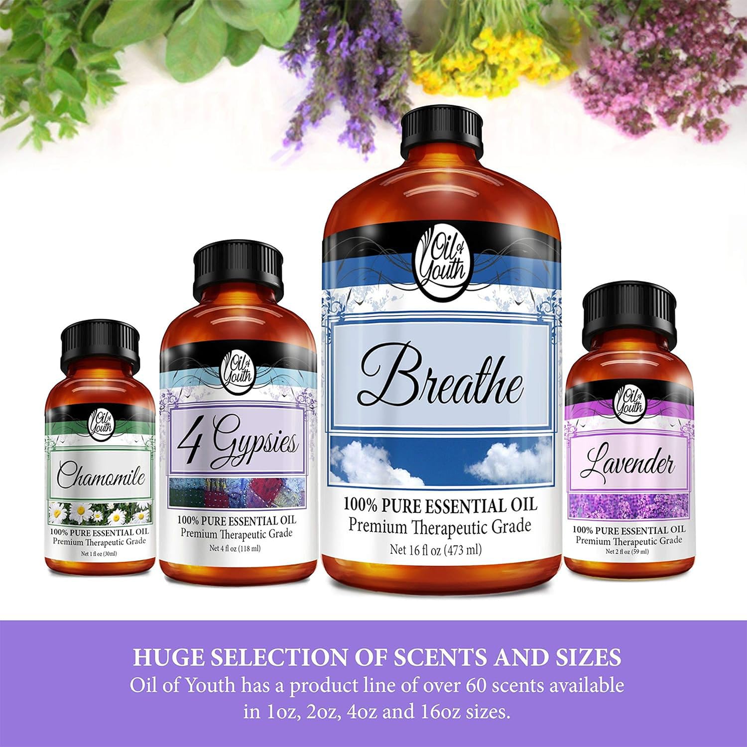 Proudly bottled in the USA for Oil of Youth Spearmint Essential Oil
