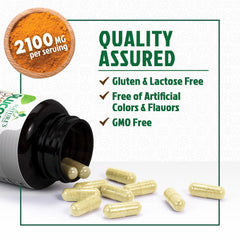 Facility bottle indicating Made in USA and cgmp certification