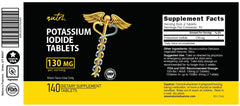 Made in the USA in an FDA-registered facility for KI tablets
