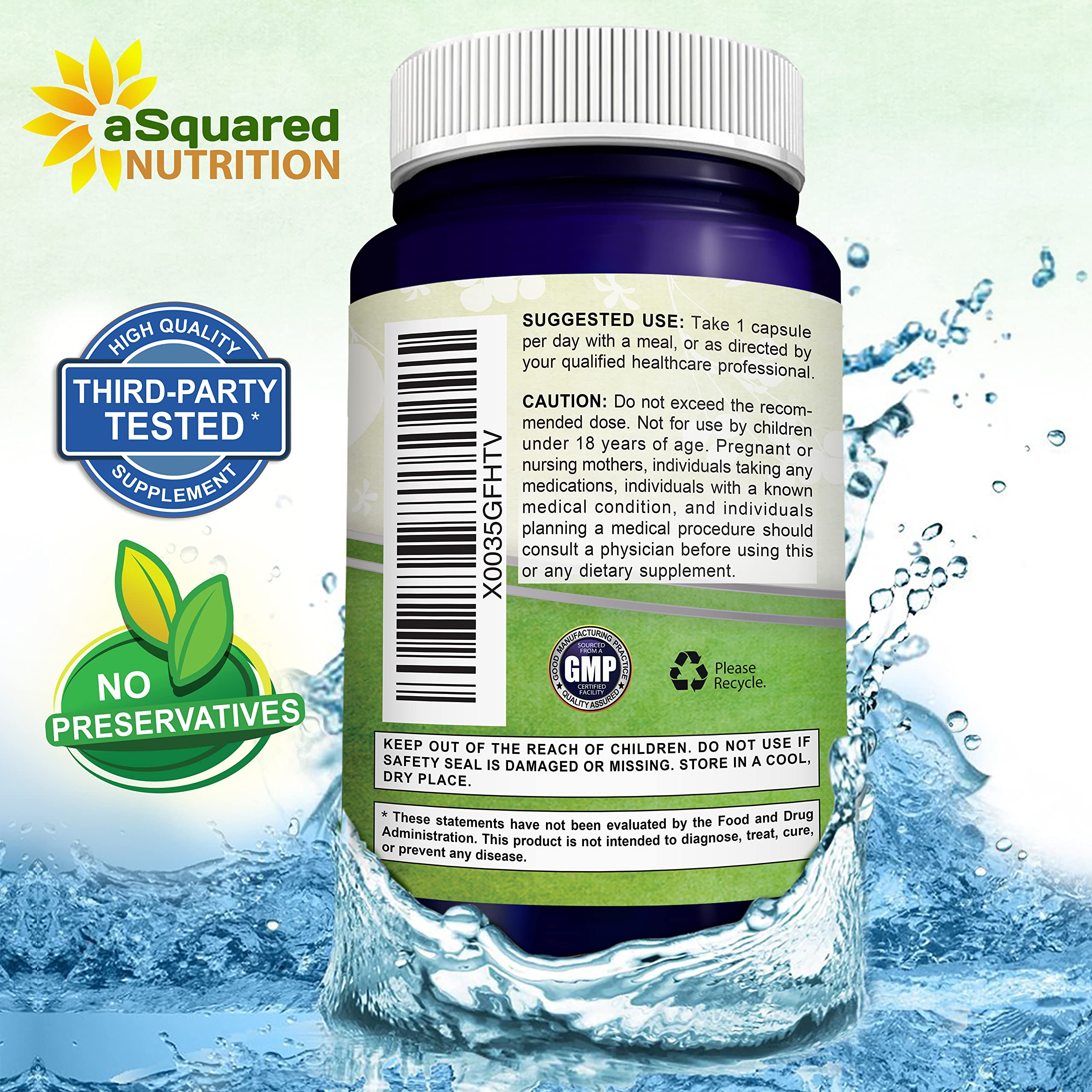 Product manufactured in USA in a GMP-certified facility