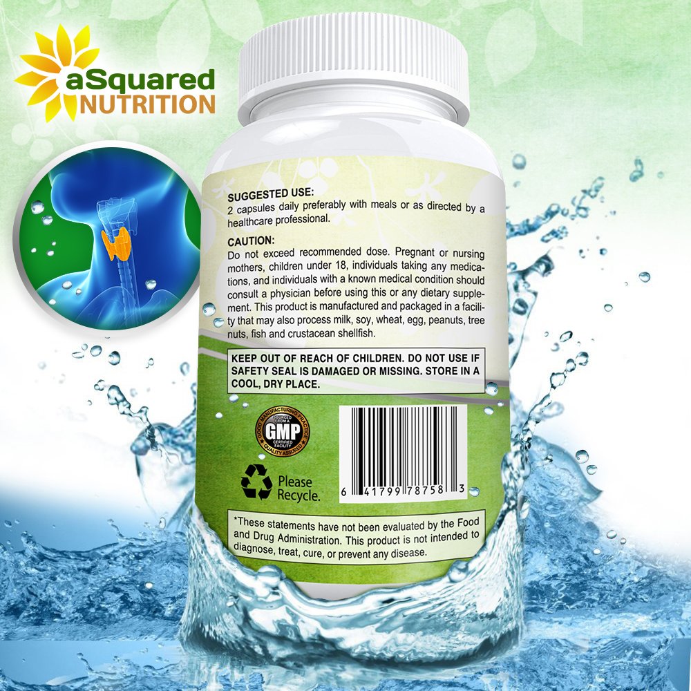 USA GMP manufacturing quality control seal for thyroid supplement