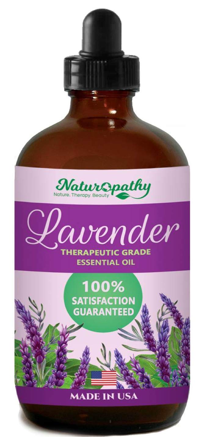 Lab-tested lavender oil bottled in the USA