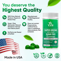 Made in USA GMP-certified facility label and third-party tested