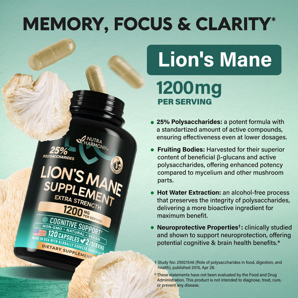 Made in USA Lions Mane capsules