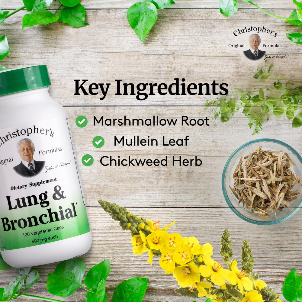 USA-made packaging for Lung & Bronchial Formula