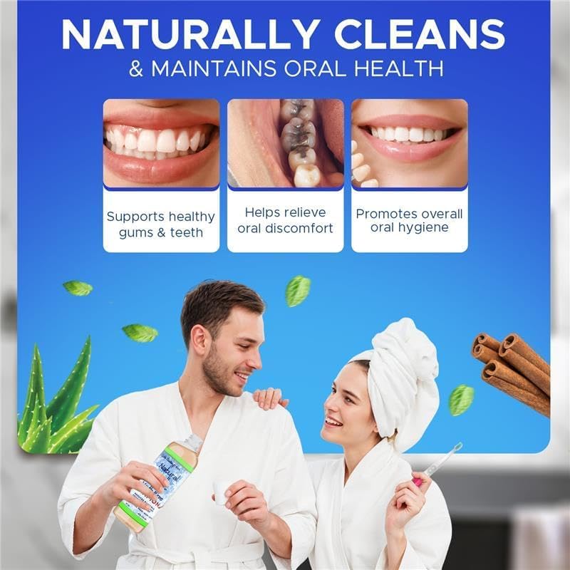 USA-made, dentist-approved mouthwash packaging