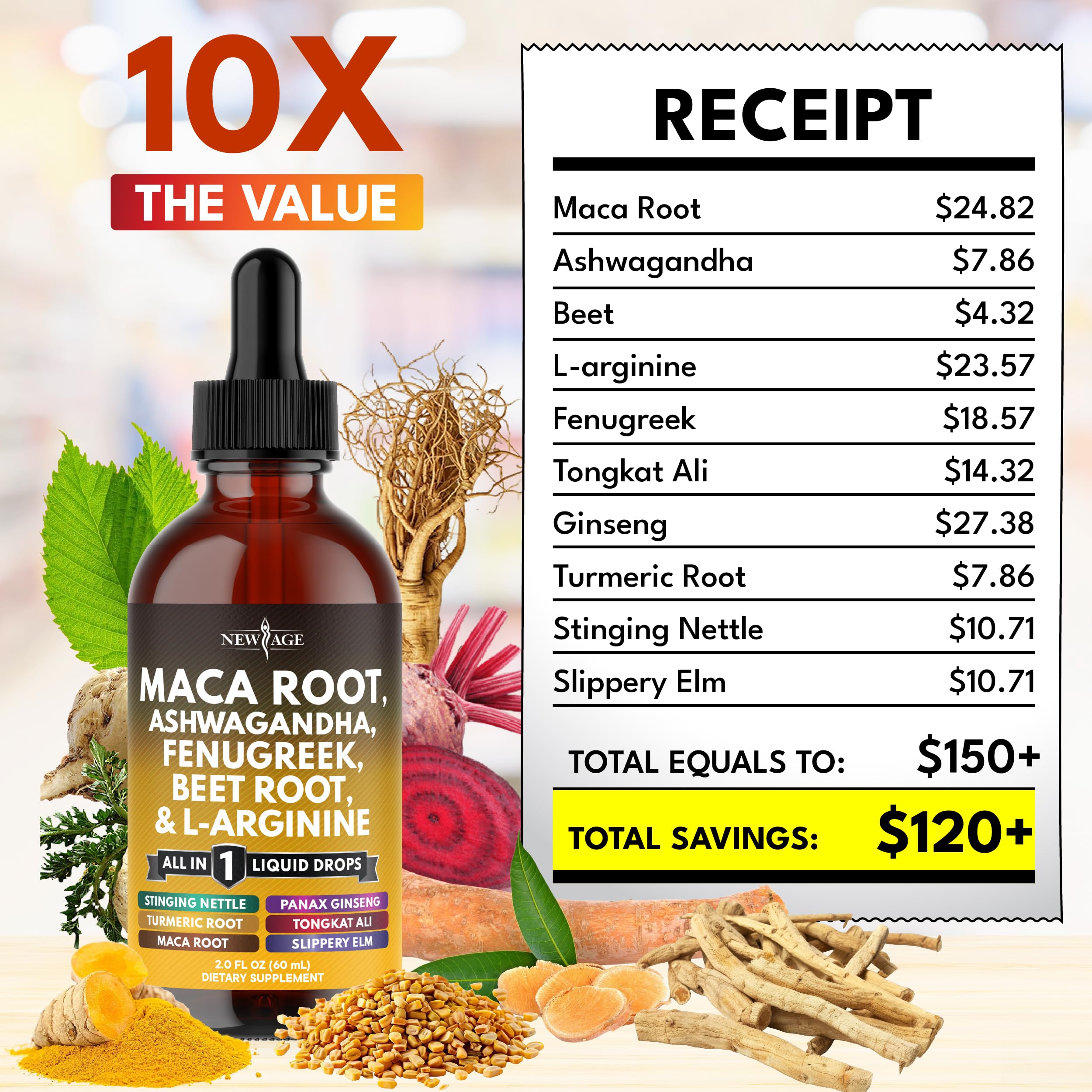 US-made Non-GMO label on liquid drops