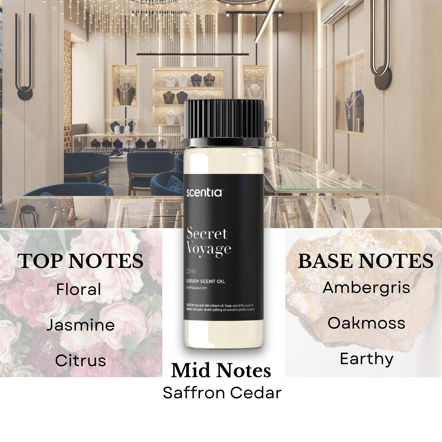 USA-made premium diffuser oils packaging