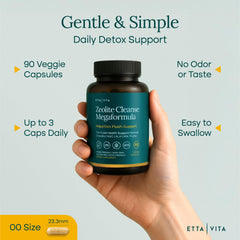 USA-made Zeolite detox supplement bottle