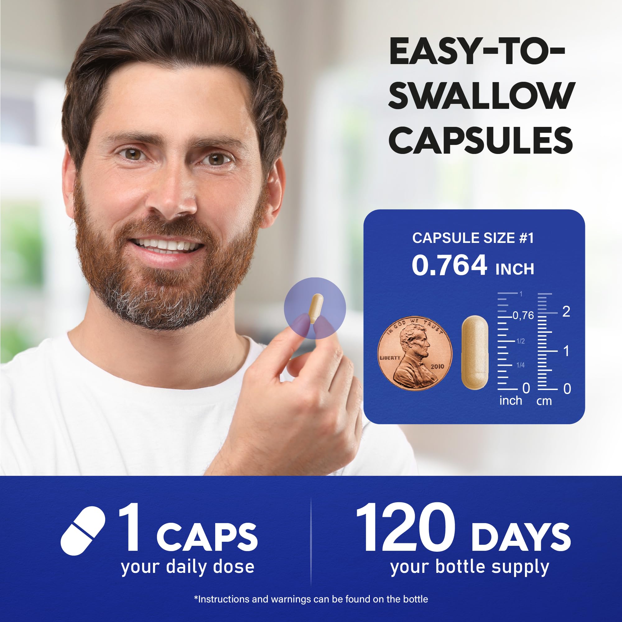 Made in USA vegan supplement label