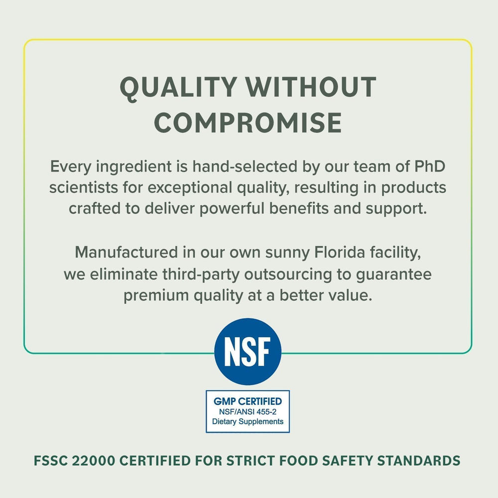 USA manufacturer with third-party lab testing badge