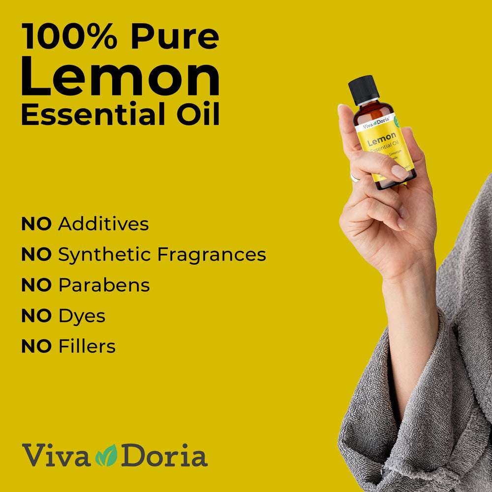 Lemon oil bottle with USA origin