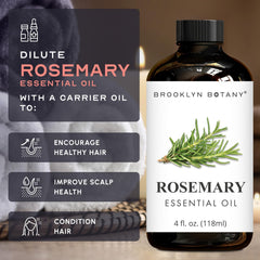 USA-sourced rosemary essential oil bottle