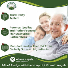 USA-tested pills with Vitamin Angels donation program