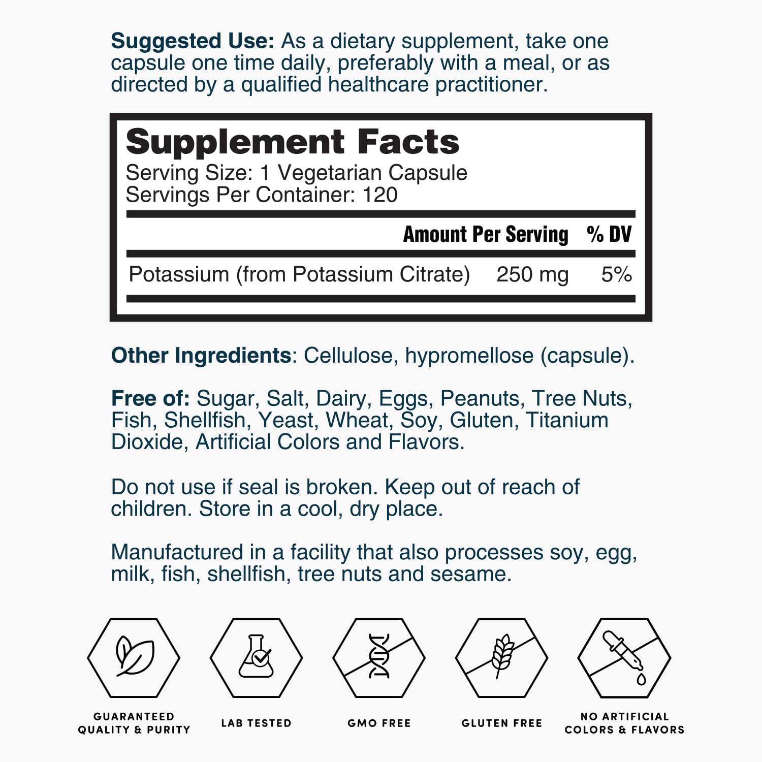 USA manufacturing facility where Nature's Lab products are produced