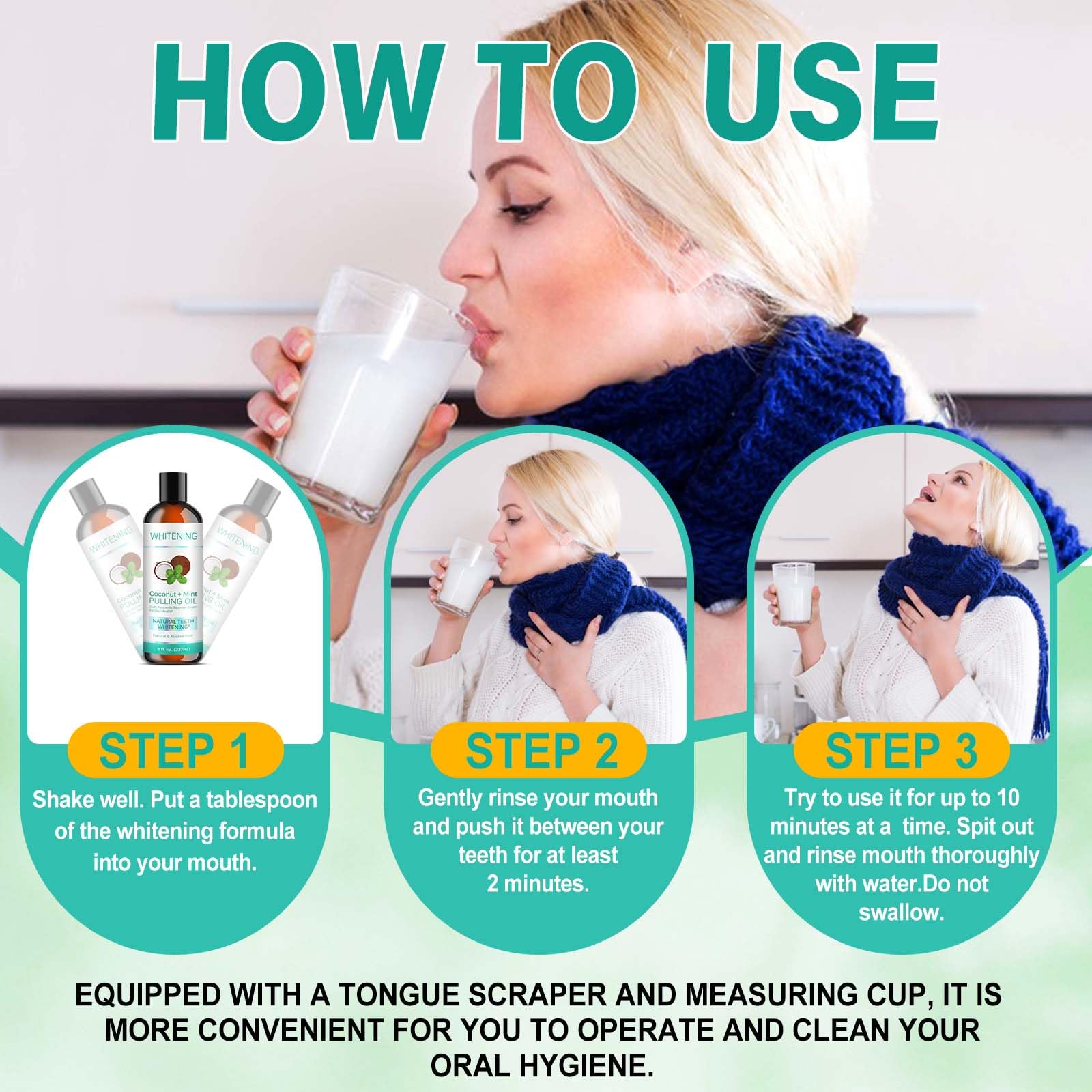 Usage instructions and packaging note