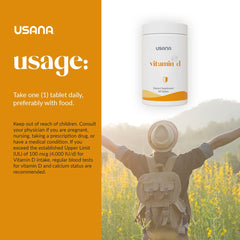 USANA Vitamin D 2000 IU bottle with packaging