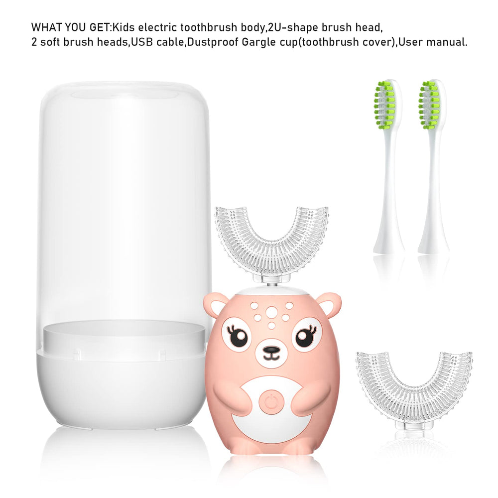 USB charging indicator for kids toothbrush