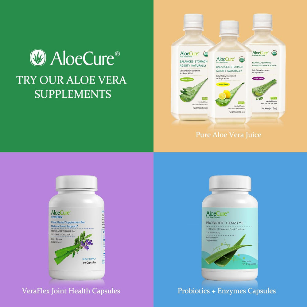 USDA and EU organic certifications for AloeCure