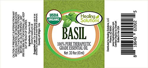 USDA Organic database certification for Basil Essential Oil