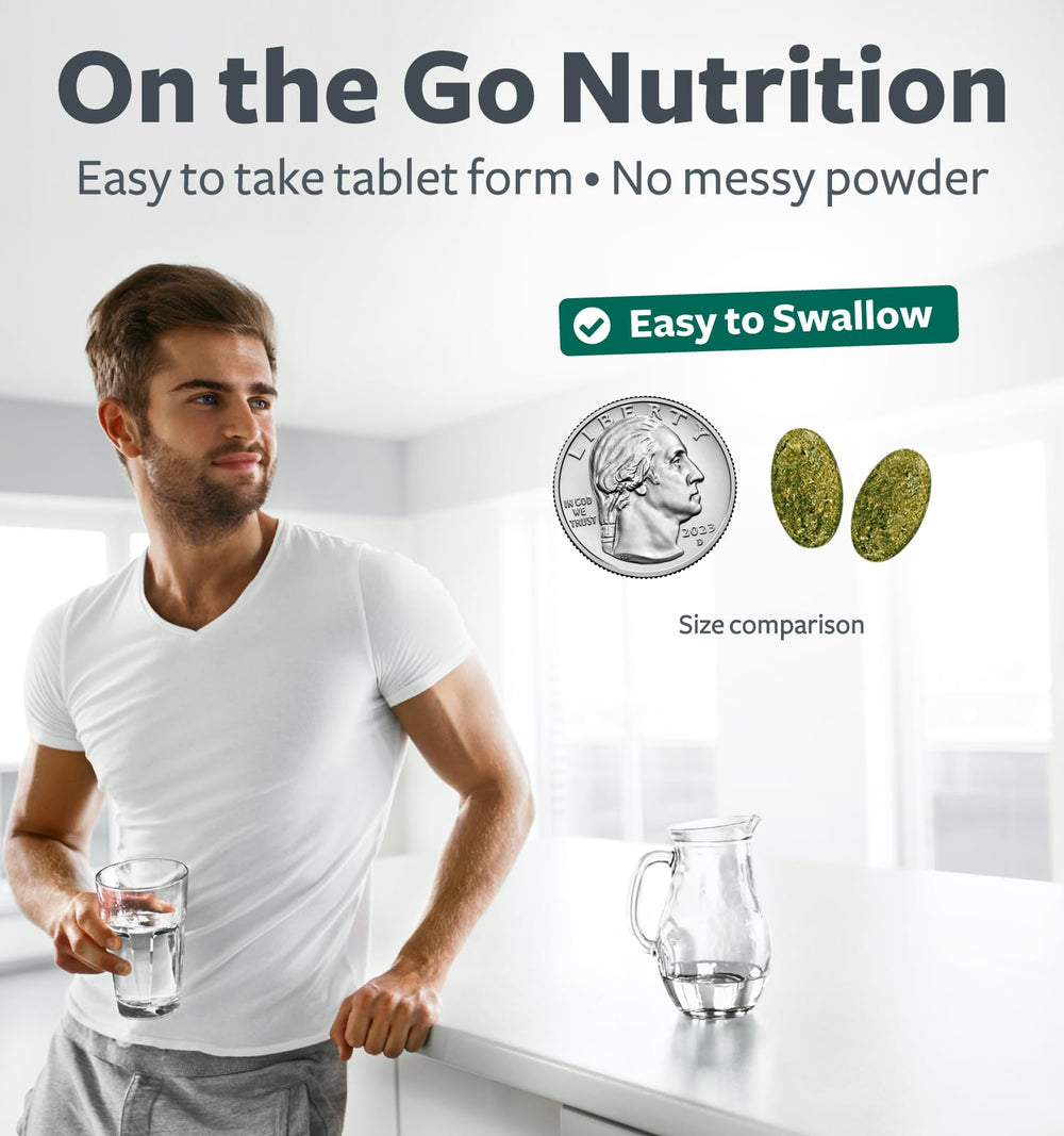 Spirulina, alfalfa, and beets - superfood blend