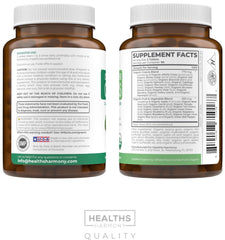 Adult taking a daily greens tablet