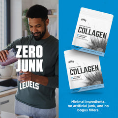 Levels Collagen being added to coffee, tea, and smoothies