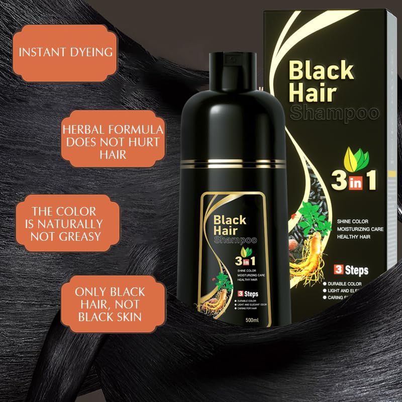 USMATEK three-in-one hair shampoo color care on hair strands