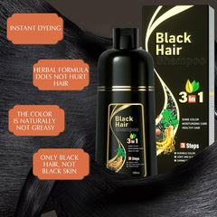 USMATEK three-in-one hair shampoo color care on hair strands