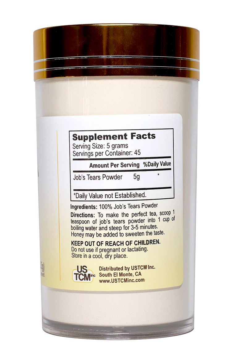 Fine texture of Job's Tears powder