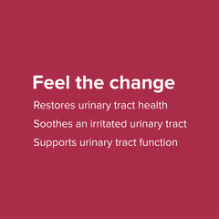 Illustration showing urinary tract support with U.T. Vibrance