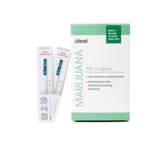 UTest Instant THC home drug test kit front view