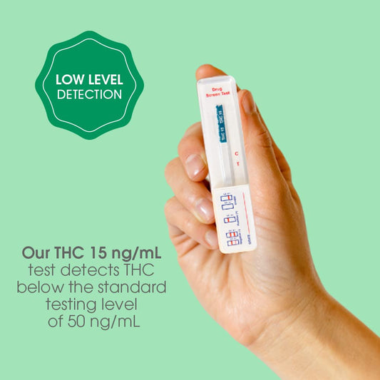 Two-pack of UTest cannabis detection test strips