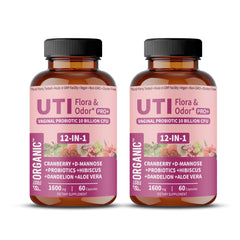 UTI Flora & Odor Pro+ Pack 2 – Front of bottle