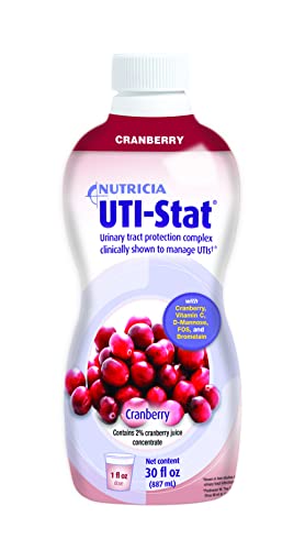 UTI-STAT Nutricia cranberry flavor medical food 30 oz bottle case of 4 – side view