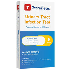 Front view of UTI Test Strips (6 Pack)