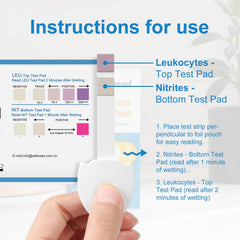 Usage instructions for UTI Test Strips (6 Pack)