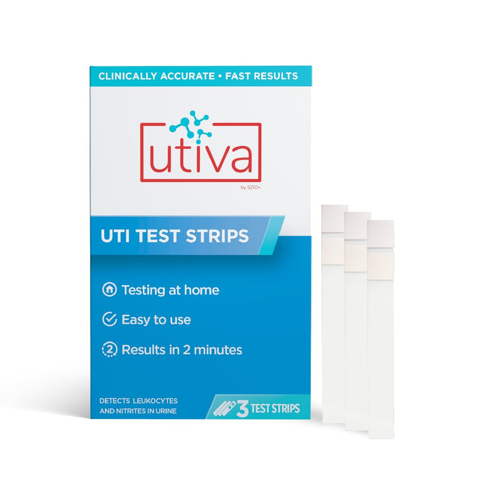 Results appear in 2 minutes on the test strip