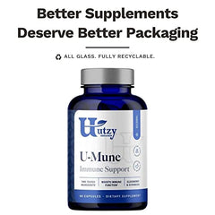 U-Mune bottle back label with dosage and ingredients