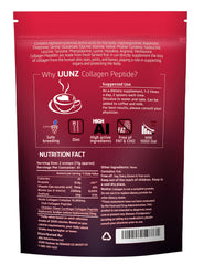 Collagen types I-V-X with biotin, hyaluronic acid, and vitamin C