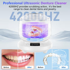 UV light cleaning mode inside the ultrasonic cleaner