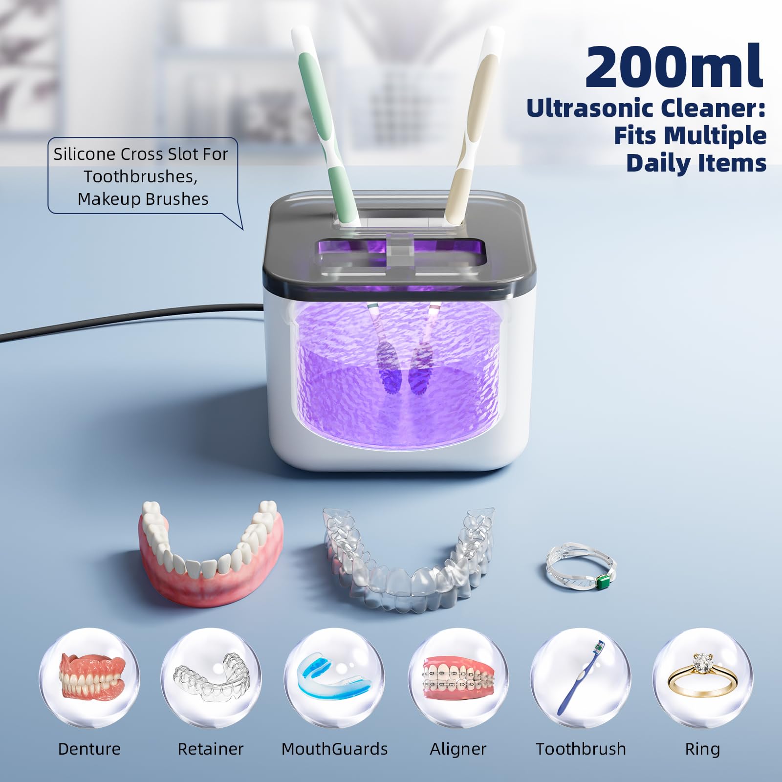 254nm UV sanitizing light feature