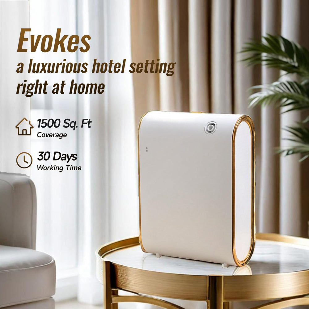 UXIKAPEEN Scent Air Machine diffusion jet demonstrates nebulization without heat