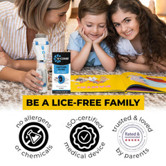 V-COMB A1 auto-sealing filters enable mess-free disposal after treatment sessions.