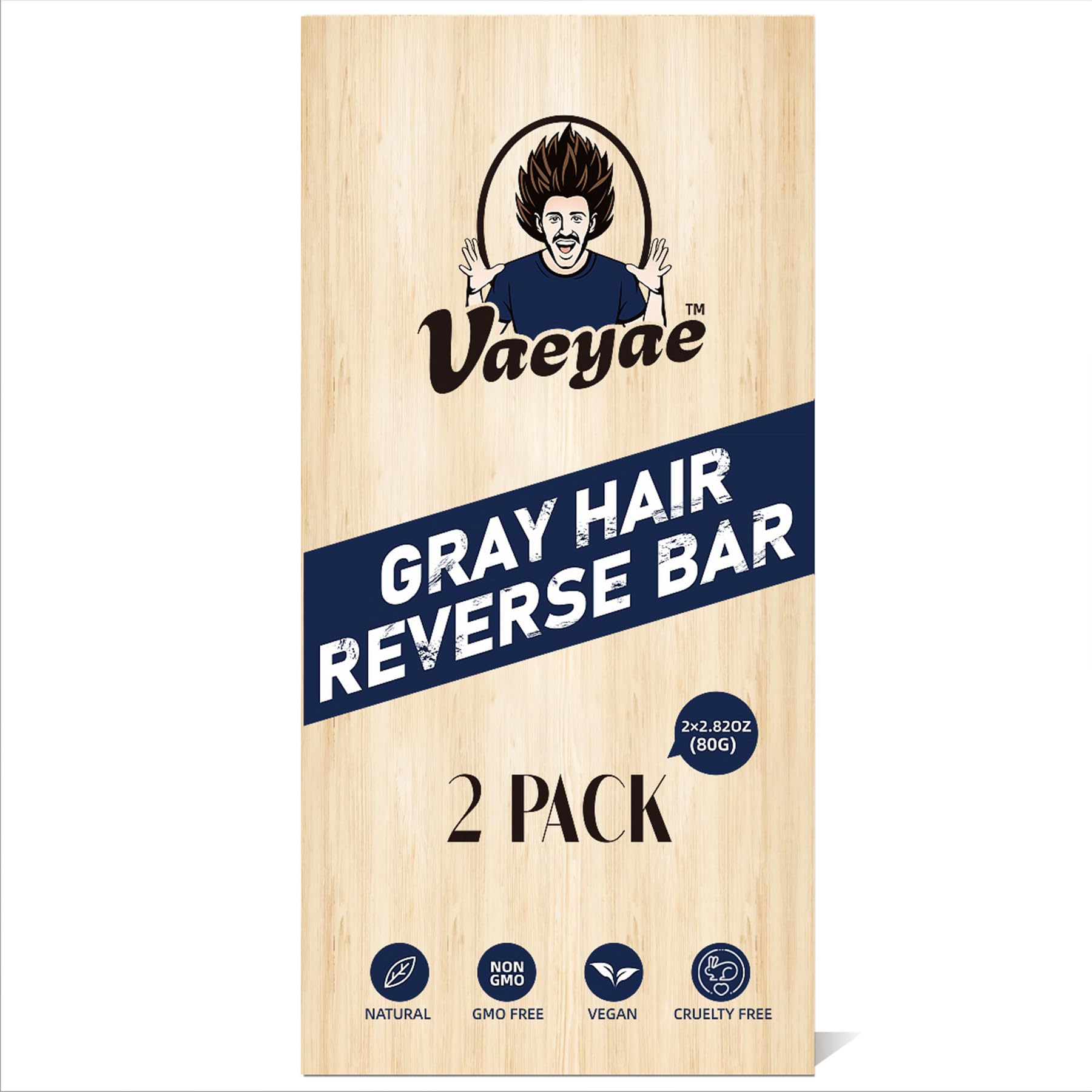 VAEYAE gray hair reverse bar bathroom setup suggests easy home use.